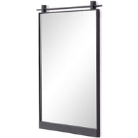 Chico Small Mirror, Antique Iron-Accessories-High Fashion Home