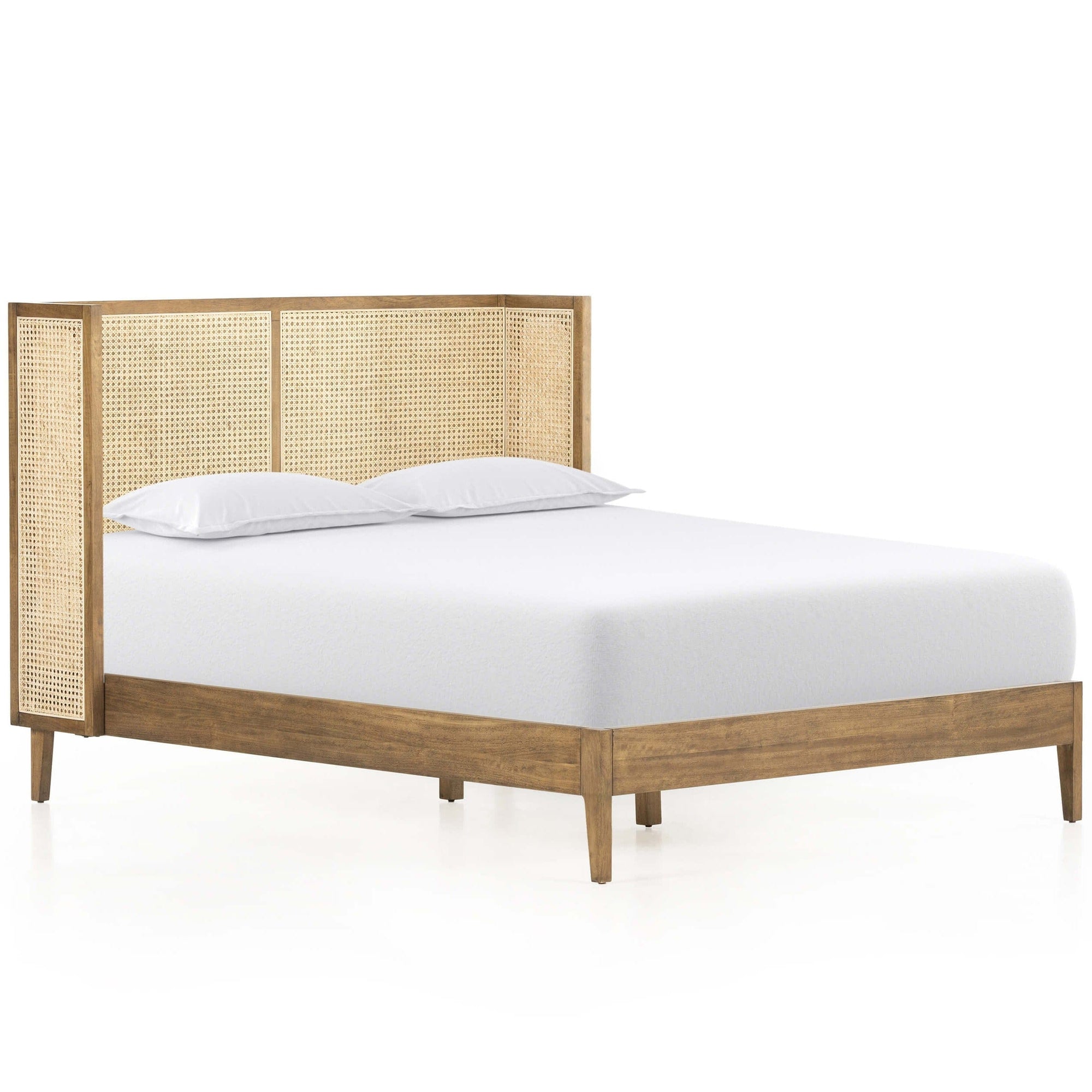 Four Hands - Antonia Cane Bed - Toasted Parawood - King