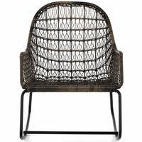 Bandera Outdoor Rocking Chair, Distressed Grey-Furniture - Chairs-High Fashion Home