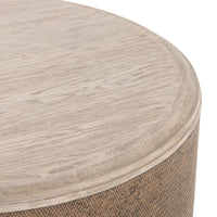 Kiara Coffee Table, Weathered Blonde Pine-Furniture - Accent Tables-High Fashion Home