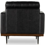 Lexi Leather Chair, Sonoma Black