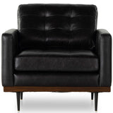 Lexi Leather Chair, Sonoma Black