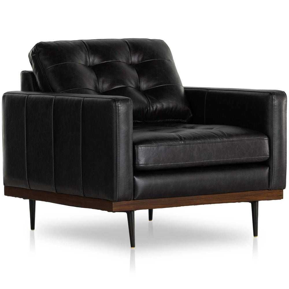 Lexi Leather Chair, Sonoma Black