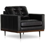 Lexi Leather Chair, Sonoma Black