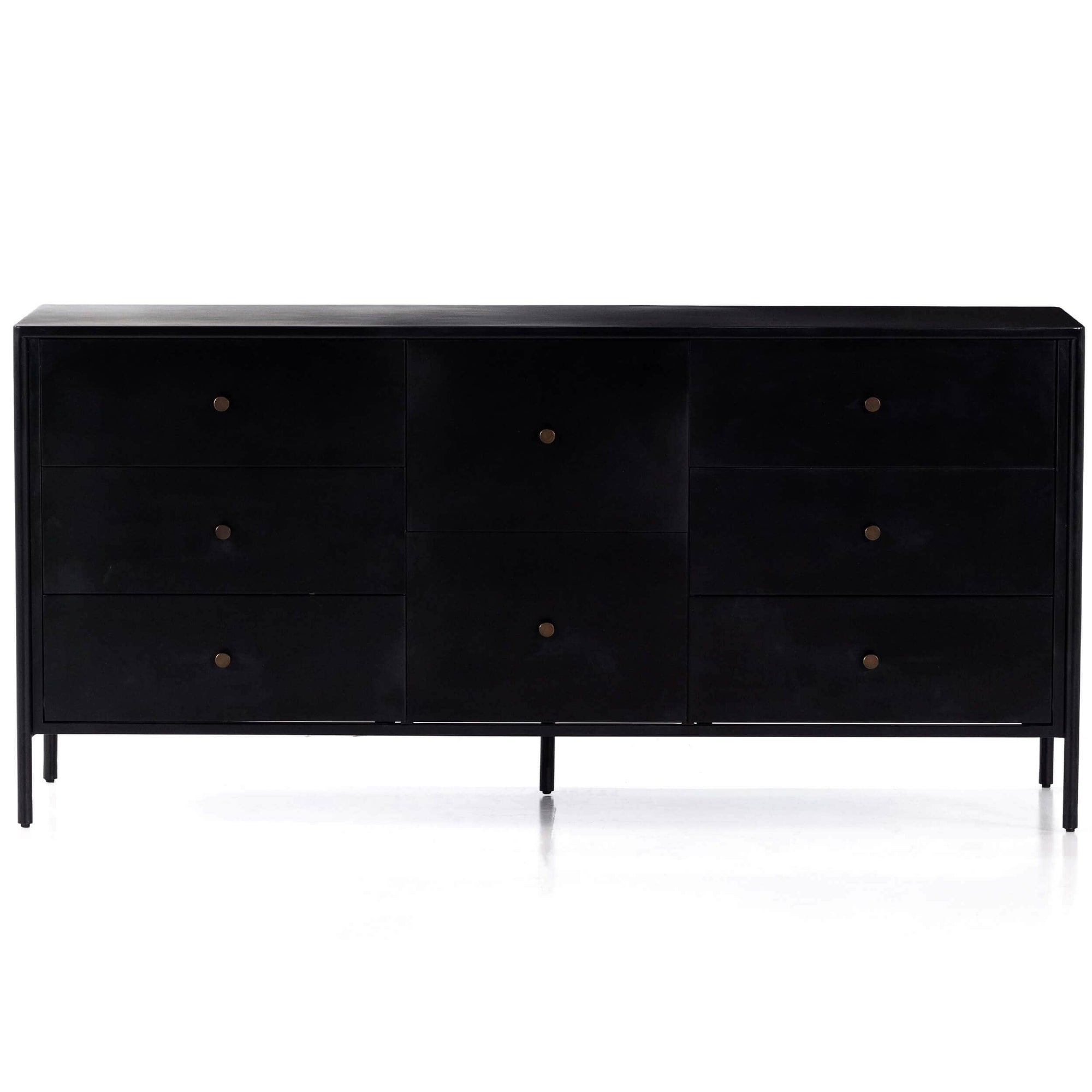 Soto 8 Drawer Dresser, Black by Four Hands High Fashion Home Soto 8 Drawer Dresser, Black by Four Hands High Fashion Home