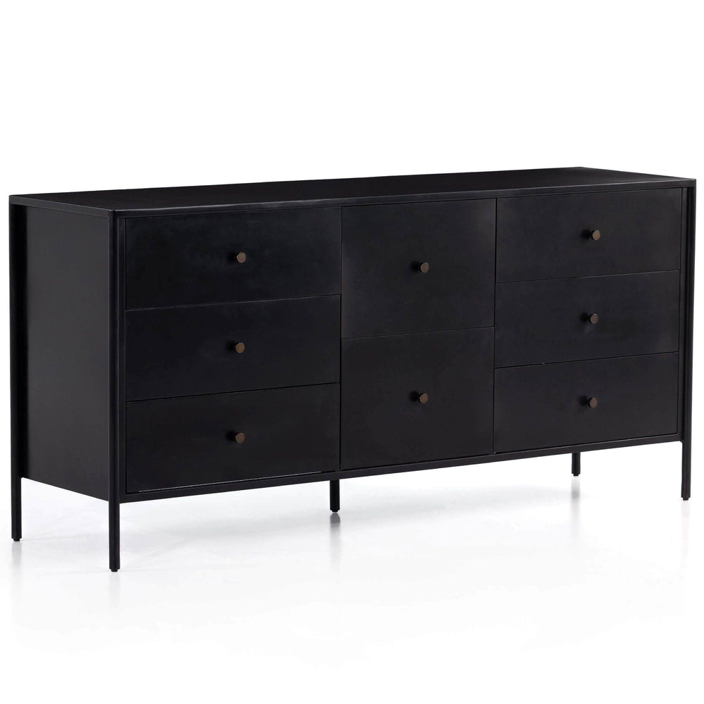 Soto 8 Drawer Dresser, Black by Four Hands High Fashion Home Soto 8 Drawer Dresser, Black by Four Hands High Fashion Home