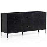 Soto 8 Drawer Dresser, Black-Furniture - Storage-High Fashion Home