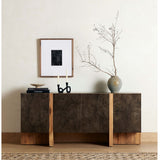 Bingham Sideboard, Rustic Oak-Furniture - Storage-High Fashion Home