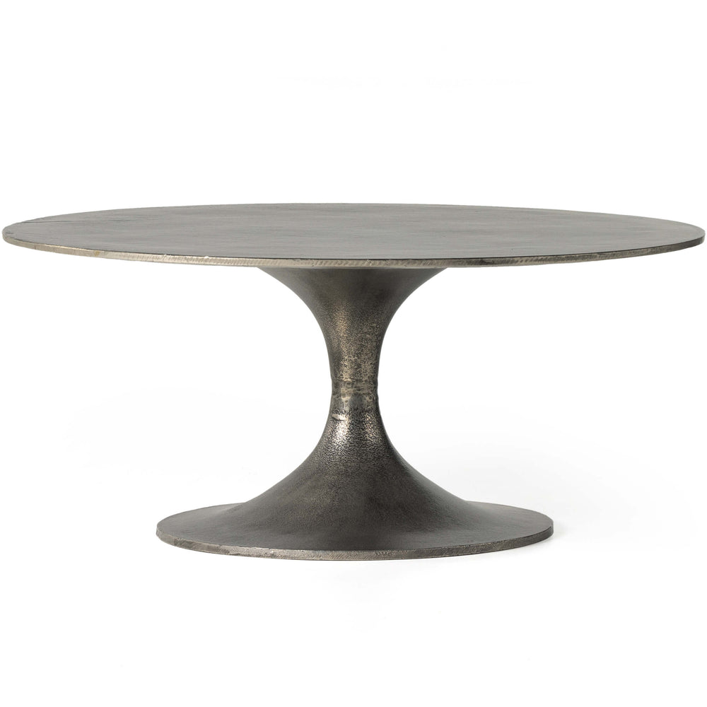 Simone Round Coffee Table, Raw Antique-Furniture - Accent Tables-High Fashion Home