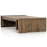 Beam Coffee Table, Rustic Veneer-Furniture - Accent Tables-High Fashion Home