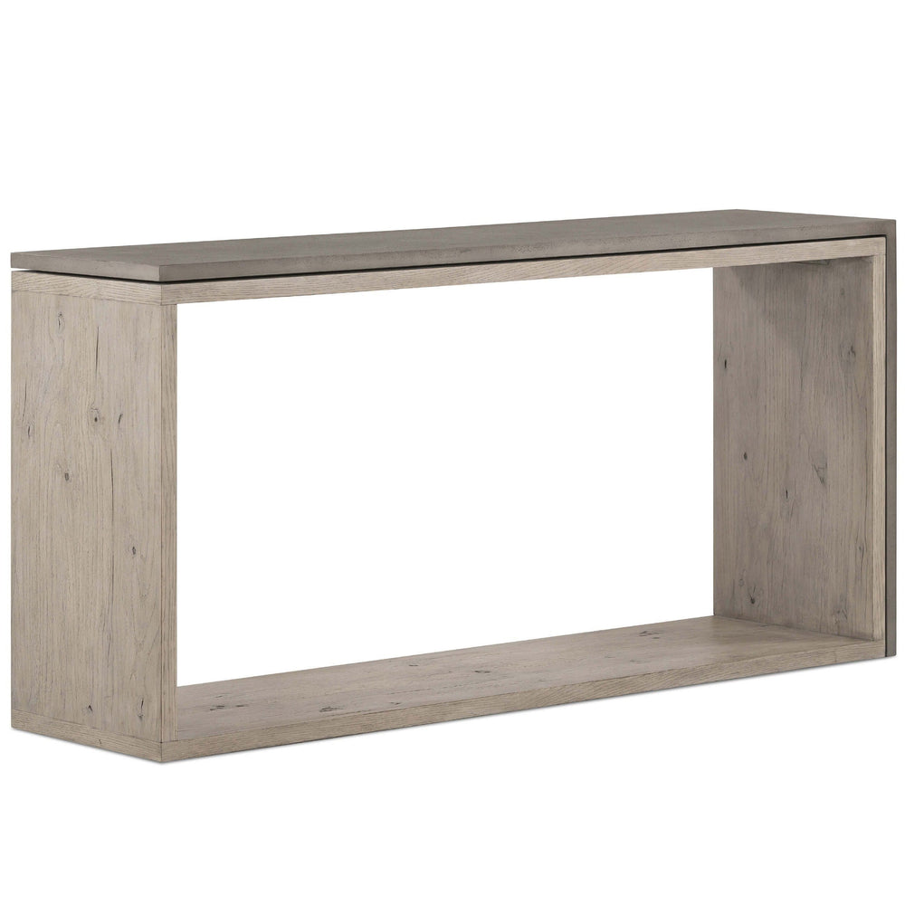 Faro Console Table, Dark Grey Concrete-Furniture - Accent Tables-High Fashion Home