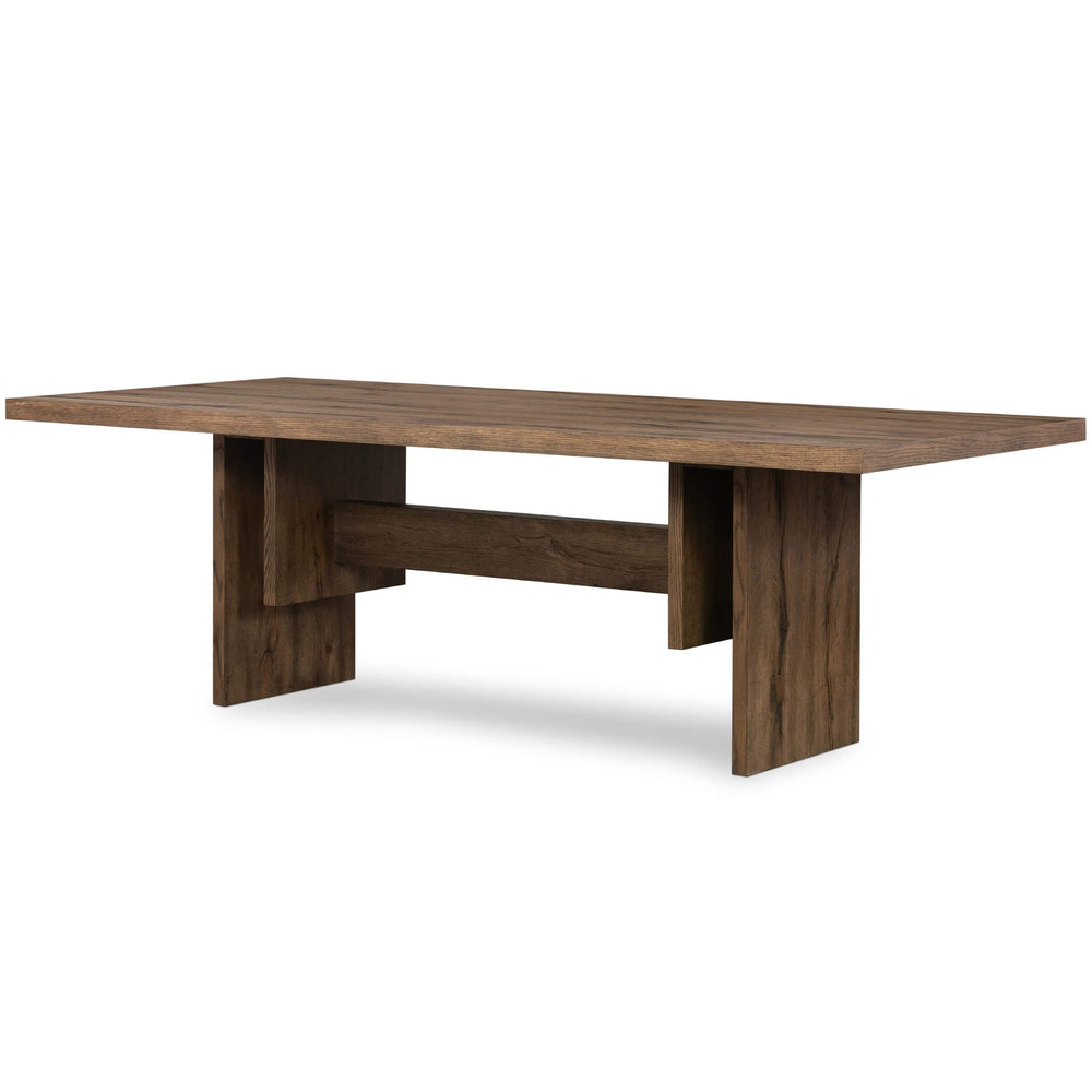 Beam Dining Table, Rustic Fawn-Furniture - Dining-High Fashion Home