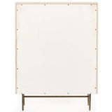 Luella Tall Dresser, Matte Alabaster-Furniture - Storage-High Fashion Home