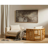 June Chaise, Natural Oak-Furniture - Sofas-High Fashion Home