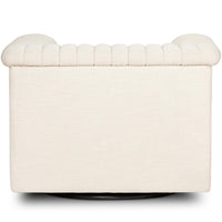 Watson Swivel Chair, Cambric Ivory-Furniture - Chairs-High Fashion Home
