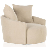 Chloe Swivel Chair, Socorro Taupe