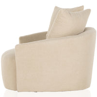 Chloe Swivel Chair, Socorro Taupe