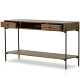Eaton Console Table, Amber Oak by Four Hands