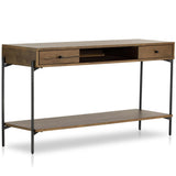 Eaton Console Table, Amber Oak by Four Hands