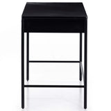 Soto Desk, Black-Furniture - Office-High Fashion Home