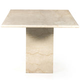 Arum Dining Table, Cream Marble-Furniture - Dining-High Fashion Home