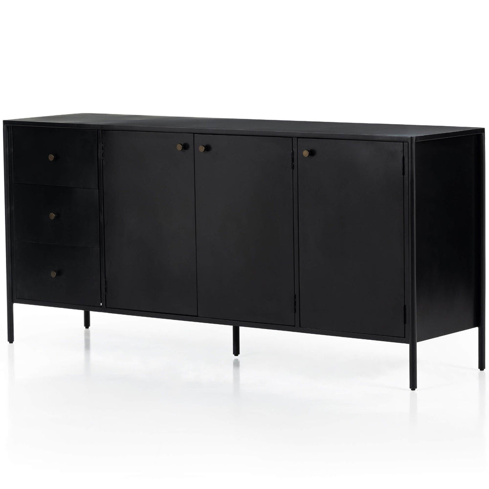 Soto Sideboard, Black-Furniture - Storage-High Fashion Home