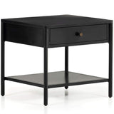 Soto End Table, Black-Furniture - Accent Tables-High Fashion Home