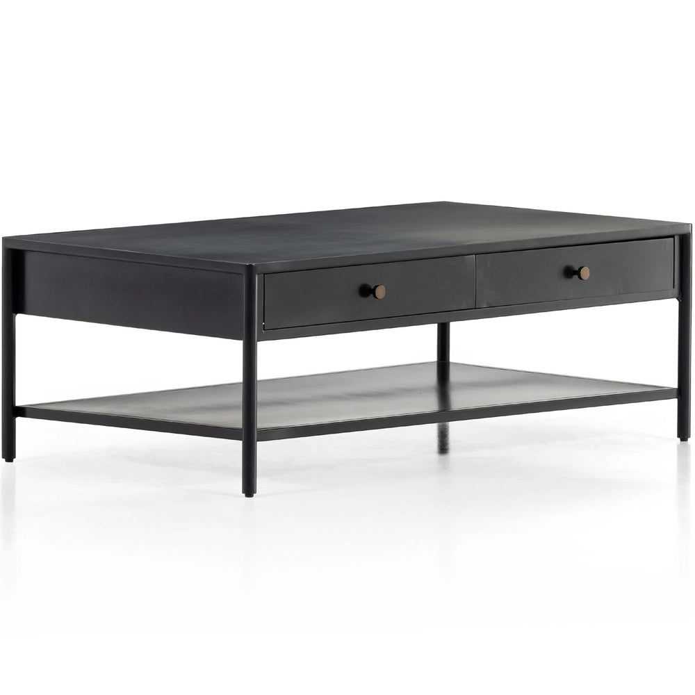 Soto Coffee Table, Black-Furniture - Accent Tables-High Fashion Home