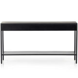 Soto Console Table, Black-Furniture - Accent Tables-High Fashion Home