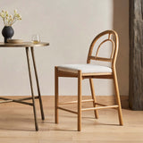 Paced Bar Stool, Dover Crescent-Furniture - Chairs-High Fashion Home