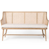 Walter Bench, Rustic Blonde-Furniture - Chairs-High Fashion Home