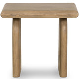Sorrento End Table, Aged Drift Mindi-Furniture - Accent Tables-High Fashion Home
