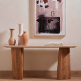 Myla Console Table, Auburn Mango-Furniture - Accent Tables-High Fashion Home