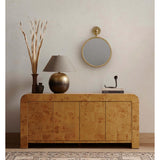 Jenson Media Console, Natural Poplar-Furniture - Storage-High Fashion Home