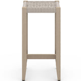 Sherwood Outdoor Bar Stool, Washed Brown-Furniture - Dining-High Fashion Home
