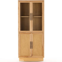 Ophira Cabinet, Natural Bird Eye Maple-High Fashion Home