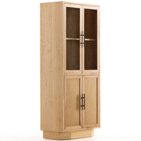 Ophira Cabinet, Natural Bird Eye Maple-High Fashion Home