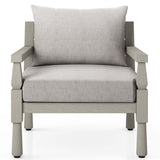 Waller Outdoor Chair, Stone Grey/Weathered Grey-Furniture - Chairs-High Fashion Home