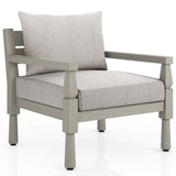 Waller Outdoor Chair, Stone Grey/Weathered Grey-Furniture - Chairs-High Fashion Home