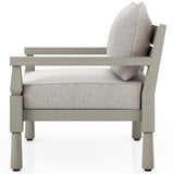 Waller Outdoor Chair, Stone Grey/Weathered Grey-Furniture - Chairs-High Fashion Home