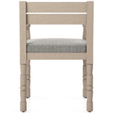 Waller Outdoor Dining Armchair, Faye Ash/Washed Brown - Set of 2-Furniture - Dining-High Fashion Home