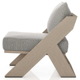 Hagen Outdoor Chair, Faye Ash/Wash Brown-Furniture - Chairs-High Fashion Home