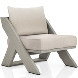 Hagen Outdoor Chair, Faye Sand/Weathered Grey-Furniture - Chairs-High Fashion Home
