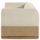 Joss 106" Outdoor Sofa, Natural Teak-Furniture - Sofas-High Fashion Home
