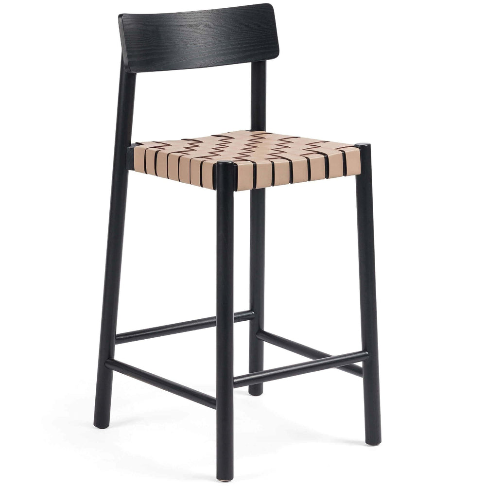 Heisler Counter Stool, Black-Furniture - Dining-High Fashion Home