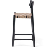 Heisler Counter Stool, Black-Furniture - Dining-High Fashion Home