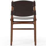 Joan Leather Dining Chair, Espresso, Set of 2