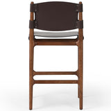 Joan Leather Bar Chair, Espresso
