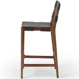 Joan Leather Bar Chair, Espresso