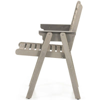Pelter Outdoor Dining Chair, Weathered Grey, Set of 2-Furniture - Dining-High Fashion Home